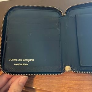 Comme des Garçons / Comme des Garcons black zip around classic wallet